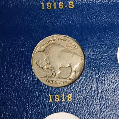 PARTIAL BOOK OF BUFFALO NICKELS