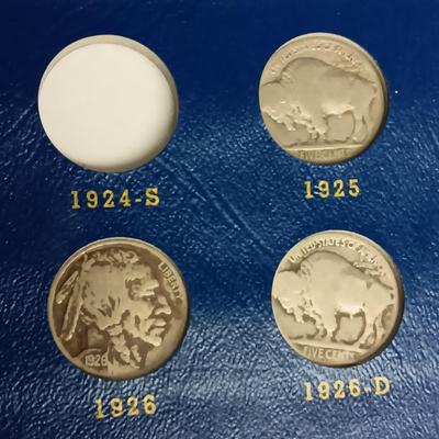 PARTIAL BOOK OF BUFFALO NICKELS