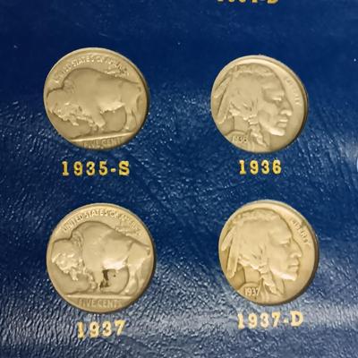 PARTIAL BOOK OF BUFFALO NICKELS