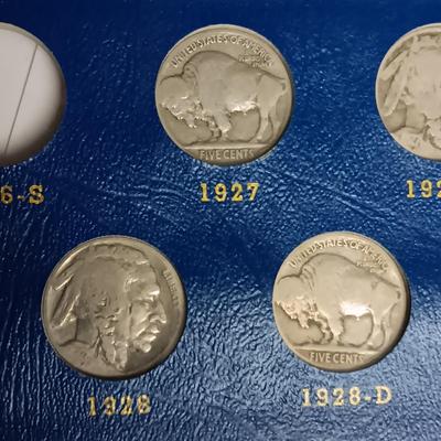 PARTIAL BOOK OF BUFFALO NICKELS