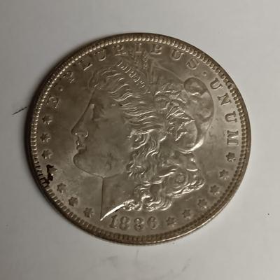 1883-O & 1886 MORGAN SILVER DOLLARS