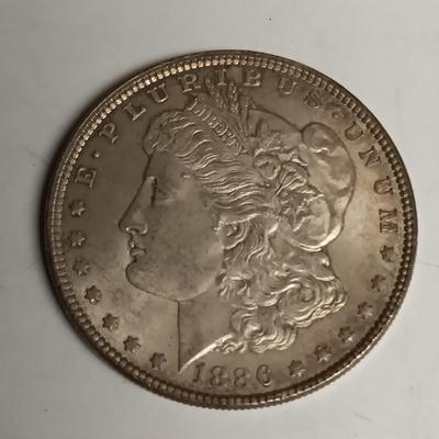 1880 & 1886 MORGAN SILVER DOLLARS