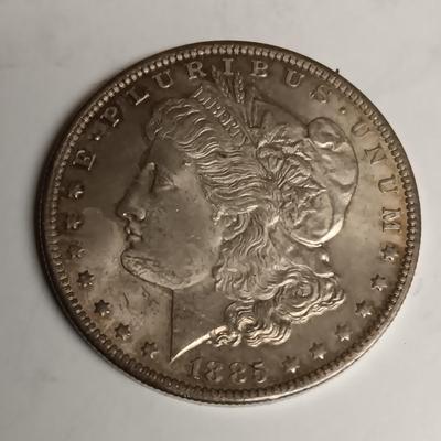 1878-S & 1885-O MORGAN SILVER DOLLARS