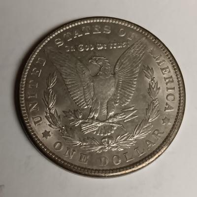 1877-S SILVER TRADE DOLLAR & 1900 MORGAN SILVER DOLLAR