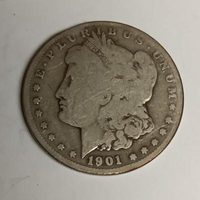 1897-O, 1898-S & 1901-S MORGAN SILVER DOLLARS