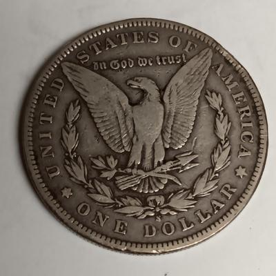 TWO 1899-S (1) & 1904 MORGAN SILVER DOLLARS