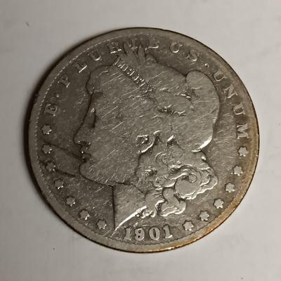 1901-O & 1903 MORGAN SILVER DOLLARS