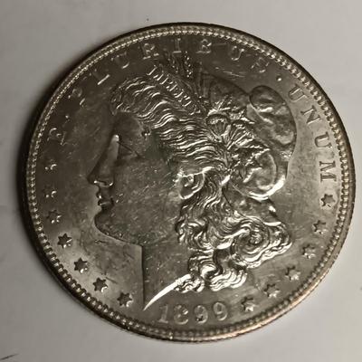 1898 & 1899-O MORGAN SILVER DOLLARS