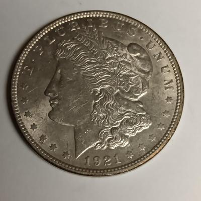 1921 & 1921-D MORGAN SILVER DOLLARS