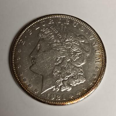 1904-O & 1921-S MORGAN SILVER DOLLARS