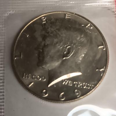 1969 PA AND DENVER MINT UNC PROOF SETS, SUSAN B ANTHONY AND AN INDIAN HEAD PENNY
