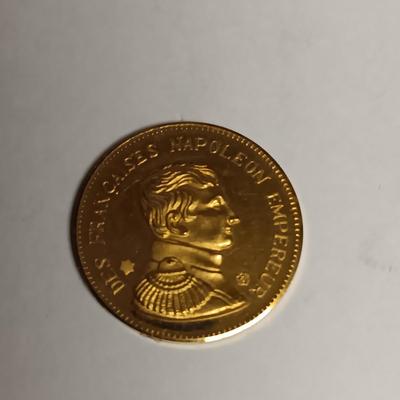 $2 DOLLAR BILL, NAPOLEON COIN, LINDBERGH MEDALS AND FIRST DAY OF ISSUE
