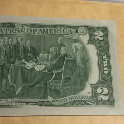 $2 DOLLAR BILL, NAPOLEON COIN, LINDBERGH MEDALS AND FIRST DAY OF ISSUE