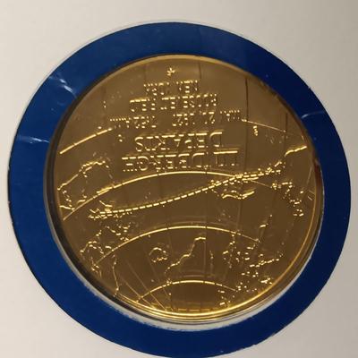 $2 DOLLAR BILL, NAPOLEON COIN, LINDBERGH MEDALS AND FIRST DAY OF ISSUE