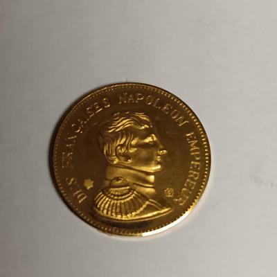 $2 DOLLAR BILL, NAPOLEON COIN, LINDBERGH MEDALS AND FIRST DAY OF ISSUE
