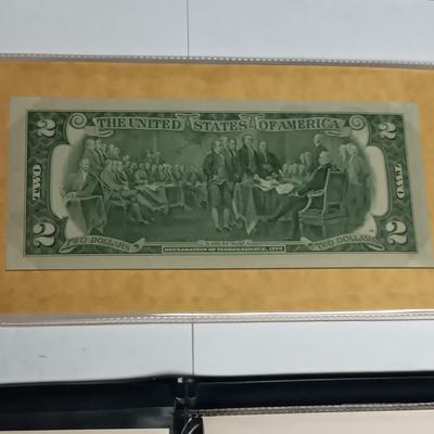$2 DOLLAR BILL, NAPOLEON COIN, LINDBERGH MEDALS AND FIRST DAY OF ISSUE