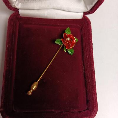 MONTANA SILVERSMITH BELT BUCKLE AND A STICK PIN