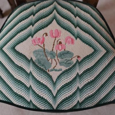 Vintage Double Cane Back Dining Chairs