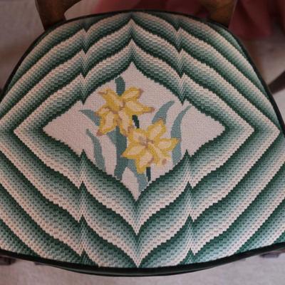 Vintage Double Cane Back Dining Chairs