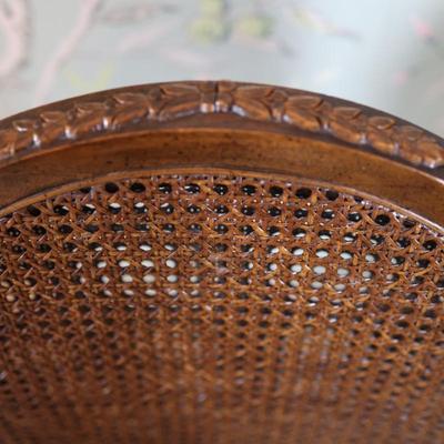 Vintage Double Cane Back Dining Chairs