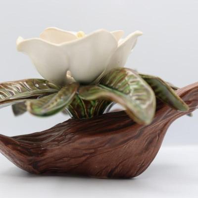 Hand Painted Magnolia Flower on Branch