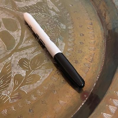 Large Brass Decorative Plate - Made in Hong Kong (PB-RG)