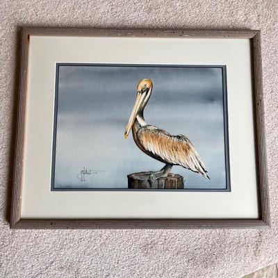 “Blue Eyes” Dennis Lighthart Signed Original Watercolor Painting (SR-RG)