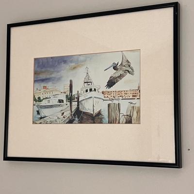 Ivey Hayes (NC Artist) Signed Painting & Signed Beach Scene (SR-RG)