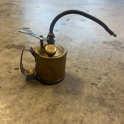 Bottle Jack, 1/3” Drive Air Impact Wrench, Golden Rod Oil Can & Drop Light (G-MG)
