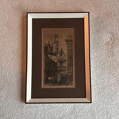 Felix Benoist “Paris En 1860” & Sepia Toned European City Scape (SR-RG)