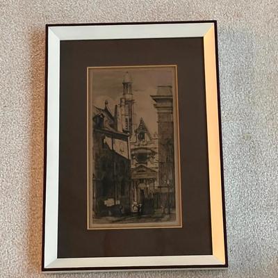 Felix Benoist “Paris En 1860” & Sepia Toned European City Scape (SR-RG)