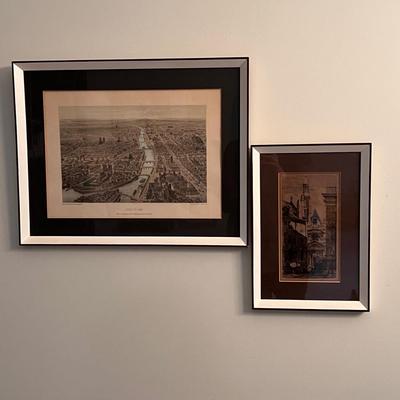 Felix Benoist “Paris En 1860” & Sepia Toned European City Scape (SR-RG)