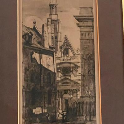 Felix Benoist “Paris En 1860” & Sepia Toned European City Scape (SR-RG)