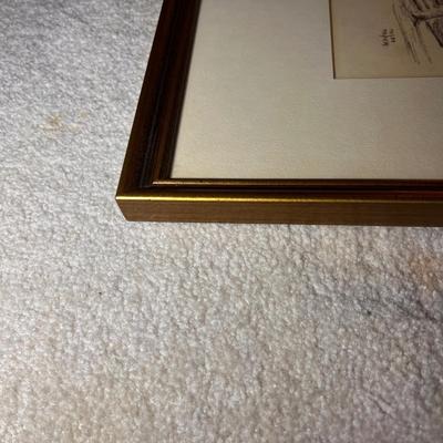 Magda Mader Pencil Signed Salzburg - Austria Framed Etching (SR-RG)