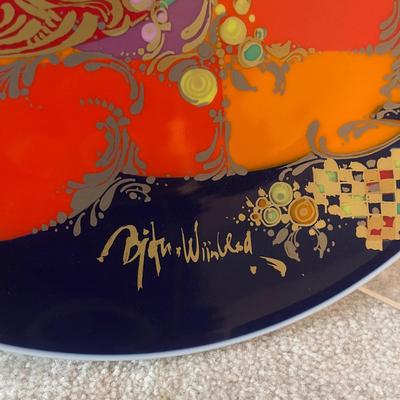 Bjorn Wiinblad Designed Plate by Rosenthal (SR-MG)