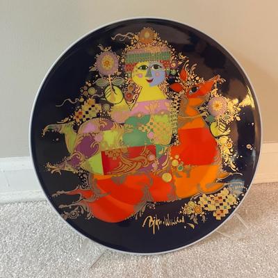 Bjorn Wiinblad Designed Plate by Rosenthal (SR-MG)