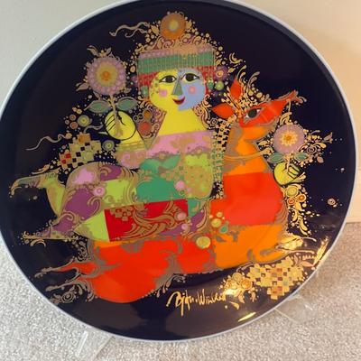 Bjorn Wiinblad Designed Plate by Rosenthal (SR-MG)