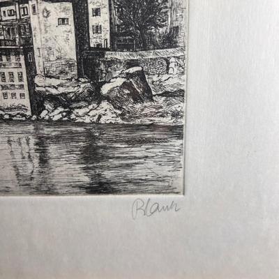 Signed European & English Framed Etchings - Eric Holmes & More (SR-RG)