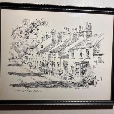 Signed European & English Framed Etchings - Eric Holmes & More (SR-RG)