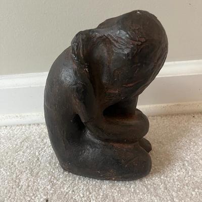 The Thinker Framed Art & Two Sculpture (SR-MG)