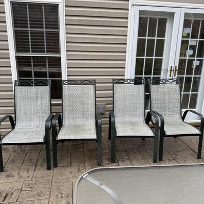 Patio Table with Four Chairs (BY-BM)