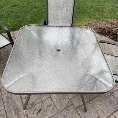 Patio Table with Four Chairs (BY-BM)