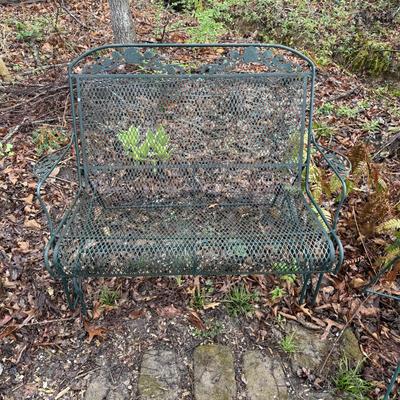Metal Swinging Yard Bench and Table (BY-BM)