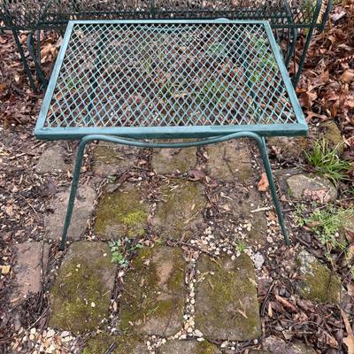 Metal Swinging Yard Bench and Table (BY-BM)
