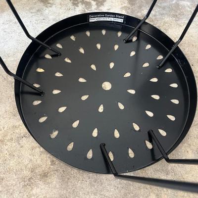 Black Metal Plant Stand & Trellis (G-MG)