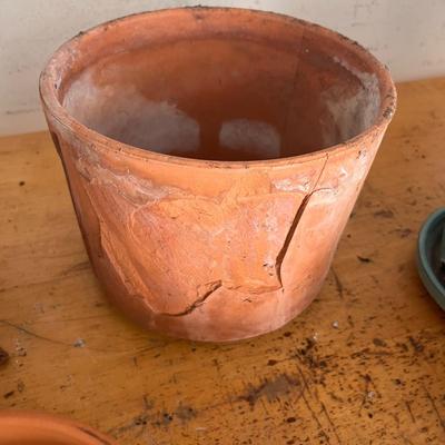 Terracotta Plant Pots & Saucers (G-RG)