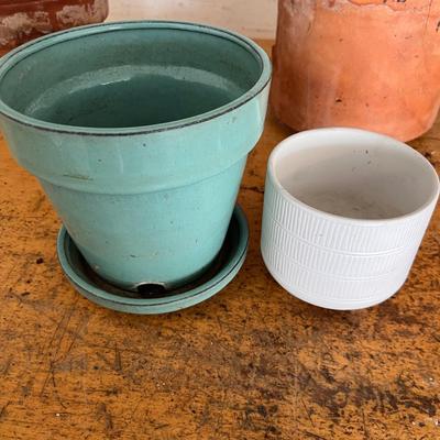Terracotta Plant Pots & Saucers (G-RG)