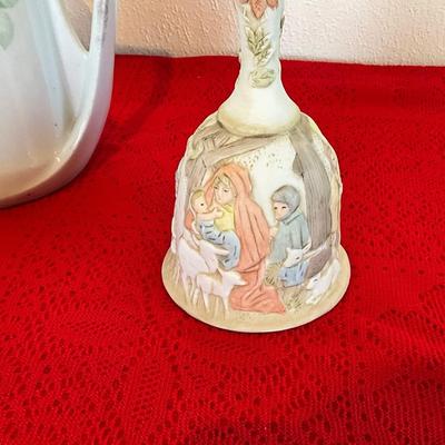 Pitcher, Mug, Bells including Baby Jesus