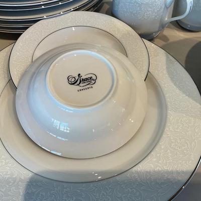 Vintage Grace China Set of 12 with Serving items