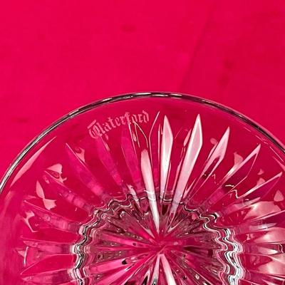 Lot B 542 Waterford Crystal Sunburst Vase & Desk Clock